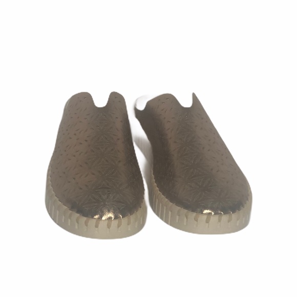 NWOT Bernie Mev Rose Gold Perforatef Slide - Picture 6 of 13